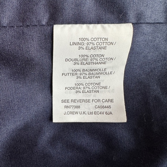 J.Crew Regent Chambray Blazer size 2 - Picture 8 of 11
